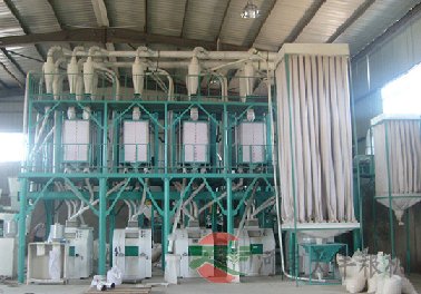 日加工80吨小麦面粉成套机组