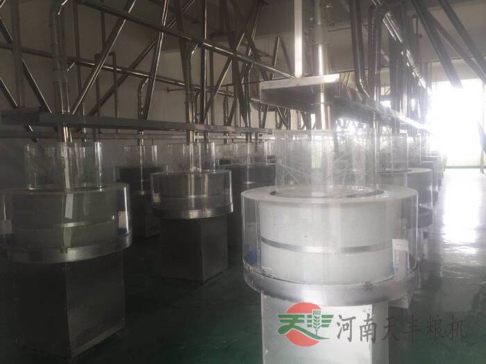河南天丰粮机石磨面粉机厂家介绍面粉生产工艺流程